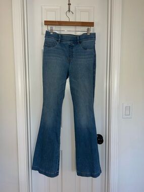 SPANX Blue Bootcut Flare Jeans